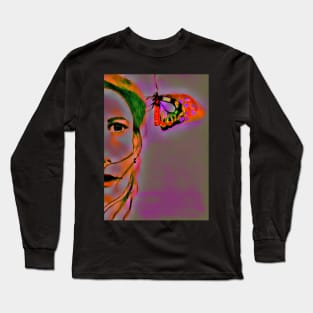 Butterfly Girl Long Sleeve T-Shirt